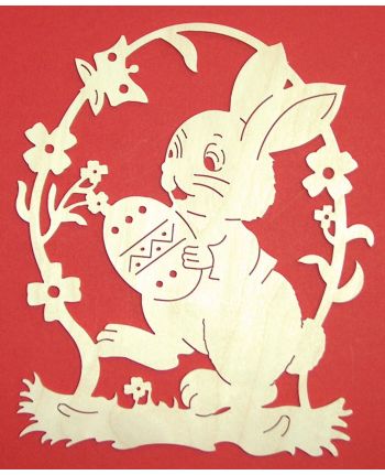 Fensterbilder - FB Hase mit Ei