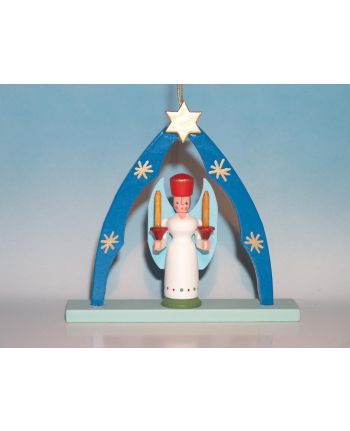 Christbaumschmuck - Engel mit Kerze