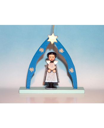 Christbaumschmuck - Kurrendefigur, schwarz