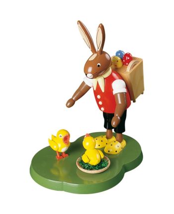 Hase stehend mit Korb