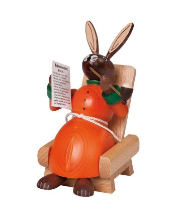 Hase im Lehnstuhl