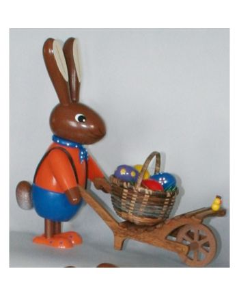 Hase - mit Schubkarre