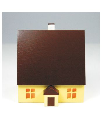 Haus 7 cm - für Innenbeleuchtung  bunt