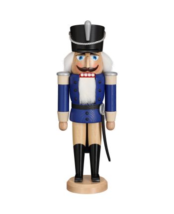 Husar Esche lasiert blau