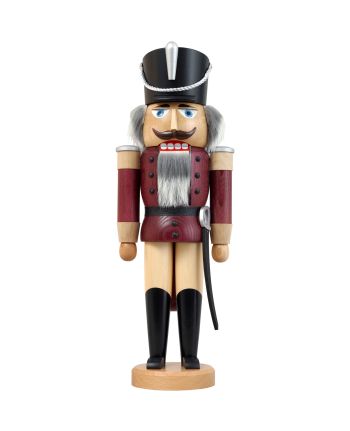 Nussknacker - Husar Esche lasiert aubergine