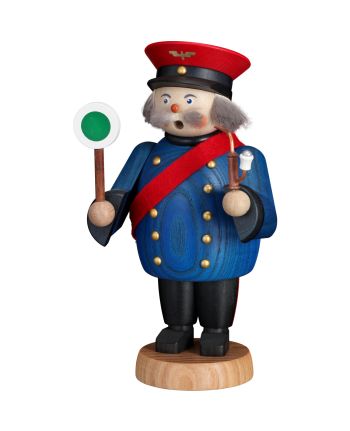 Räucherfigur Eisenbahner, Höhe: 19 cm
