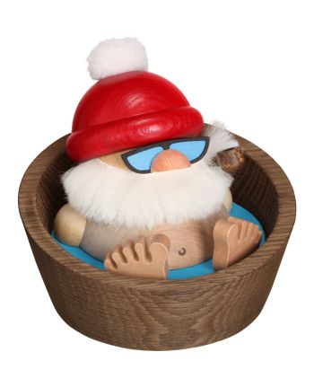 Nikolaus Karl im Pool
