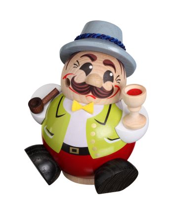 Kugelräucherfigur - Weinkenner