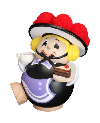 Kugelräucherfigur - Schwarzwaldmädchen