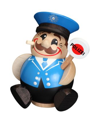 Kugelräucherfigur - Polizist