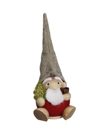 Kugelräucherfigur - Waldzwerg Weihnachtsmann