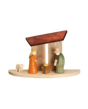 Miniaturkrippe - Heilige Familie