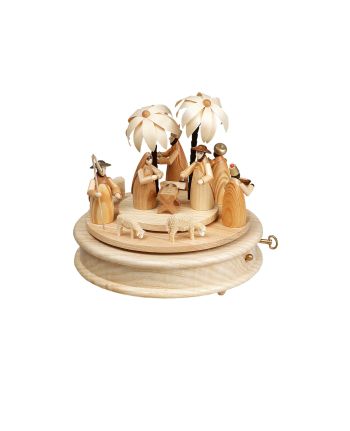 Spieldose - Christi Geburt, natur