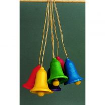 Behang - Glocken, klein-einfarbig