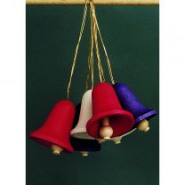 Behang - Glocken, groß-einfarbig
