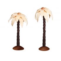 Palmen, natur - 2 Stück, Höhe: 11cm und 14cm