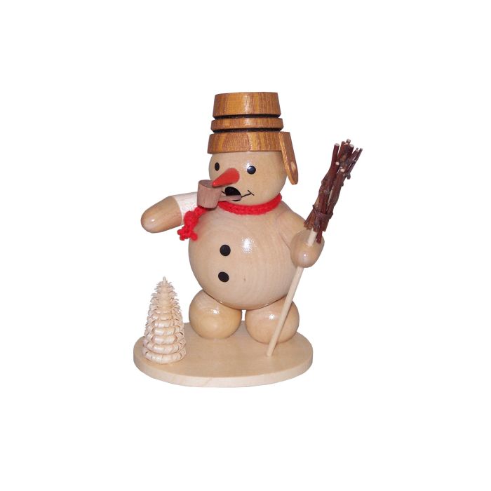 Räuchermann - Schneemann mit Eimer